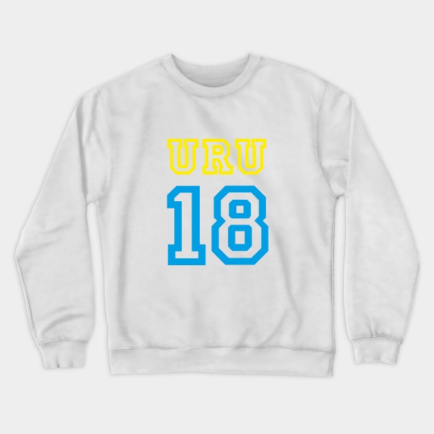 URUGUAY 2018 Crewneck Sweatshirt by eyesblau